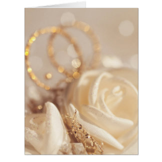 Hochzeitseinladungskarte mit Ring