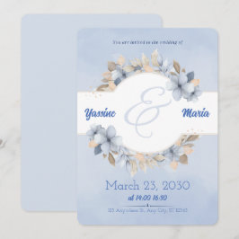 Hochzeitseinladungskarte Termin vormerken Save The Date