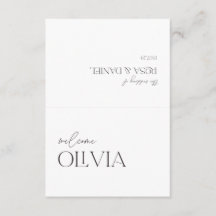 Hochzeitseinschlusskarten – Elegante Personalisier