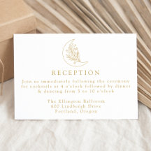 Hochzeitsempfang bei elegantem Moon and Stars