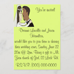Hochzeitsempfang Einladung