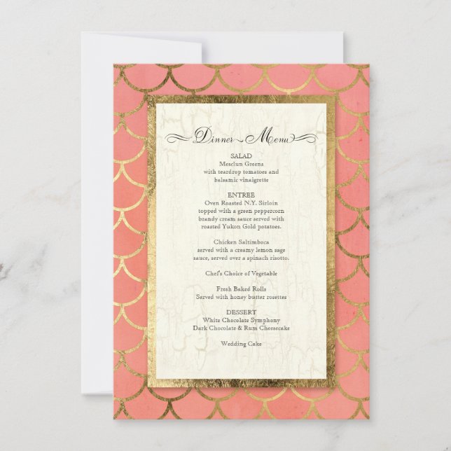 Hochzeitsempfang Festliches Abendessen Art Deco Mu Einladung (Vorderseite)