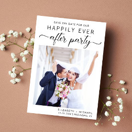 Hochzeitsempfang-Foto Save The Date