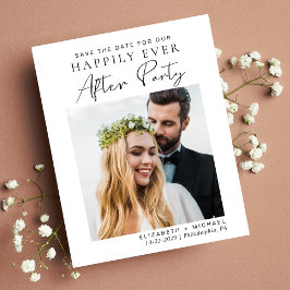 Hochzeitsempfang Foto Save the Date