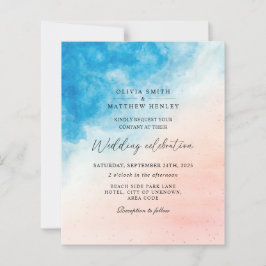 Hochzeitsempfang für das Meer