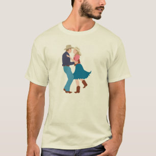 Hochzeitsempfang für lässigen Western T-Shirt