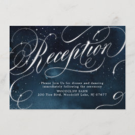Hochzeitsempfang für Vintage Hochzeitsfotografie Begleitkarte