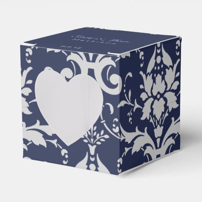 Hochzeitsempfang Gefallen Kaxen Silberkrönung Geschenkschachtel (Vorderseite)