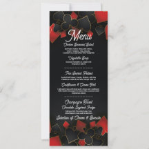 Hochzeitsempfang-Menü Las Vegas Casino Karte