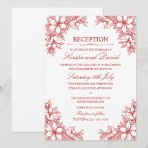Hochzeitsempfang mit Verzierter Blütenpracht