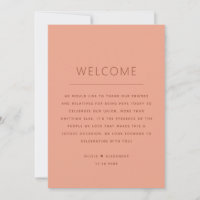 Hochzeitsempfang | Peach Weekend Itinerary Timelin