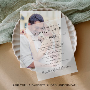 Hochzeitsempfang Save the Date
