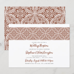 Hochzeitsempfang von Boho Medallion Einladung