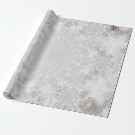 Hochzeitsempfang Weißes Silver Gold Einfaches Eleg Geschenkpapier