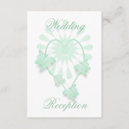 Hochzeitsempfangskartentstopfungen Begleitkarte