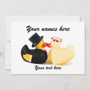 Hochzeitsenten 4 einladung