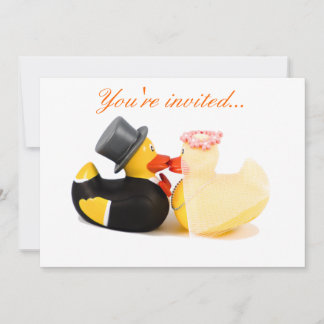 Hochzeitsenten - Einladung zur Hochzeit