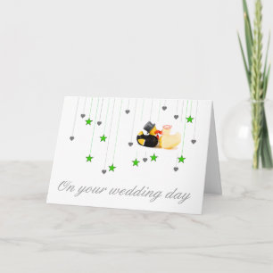 Hochzeitsenten Karte
