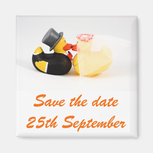 Hochzeitsenten ... Magnet (Vorne)