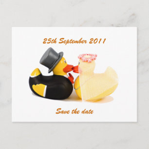 Hochzeitsenten ... Postkarte
