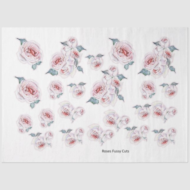 Hochzeitserie-Design 7 Seidenpapier (Vorderseite)