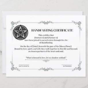 Hochzeitserklärung