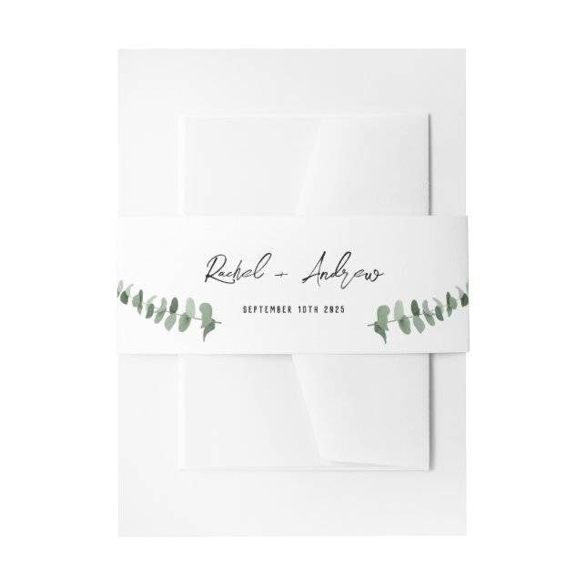 Hochzeitseröffnungsband Einladungsbanderole (Vorderseite Beispiel)