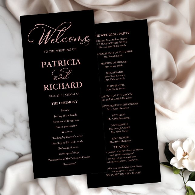 Hochzeitseröffnungsfeier Elegantes Programm (Von Creator hochgeladen)