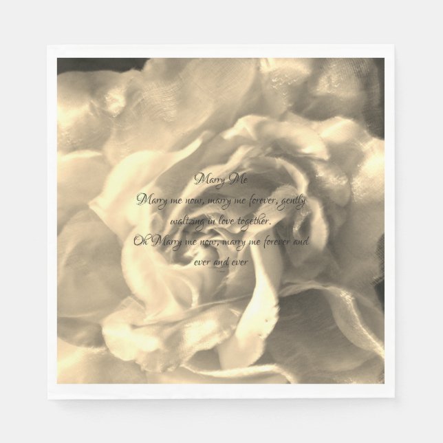 Hochzeitserviette Serviette (Vorderseite)