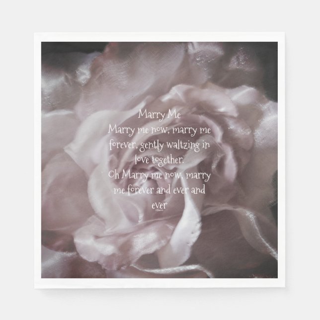 Hochzeitserviette Serviette (Vorderseite)