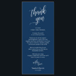 Hochzeitsessen, Platz für Dankeschön Karten<br><div class="desc">Das ist die moderne klassische Navy Blau, das Abendessen Platz Einstellung Vielen Dank Karten. Teilen Sie die Liebe und zeigen Sie Ihren Gast Ihre Wertschätzung, wenn sie sich auf ihrem Platz setzen und lesen Sie diese personalisierte charmante Dankeschön setzen Karte. Es ist eine wunderbare Art, um Ihre spezielle Tagesfeier zu...</div>