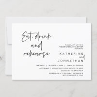 Hochzeitsessen, Probe essen, trinken und Rehearen