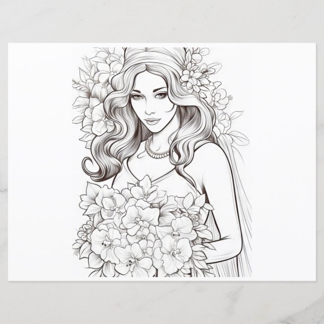 Hochzeitsfarbseite - Spaß für alle Gäste (Rückseite)