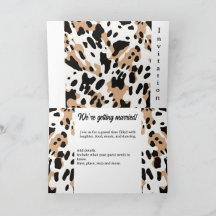 Hochzeitsfarm Cowhide Print