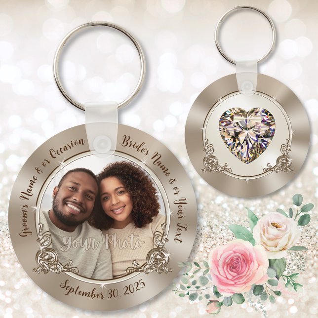 Hochzeitsfavoriten, Hochzeitsfans, Schlüsselanhäng Schlüsselanhänger (Wedding Keychain Favors. Wedding photo keychains, that are, Personalized wedding keychain favors. )