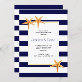 Hochzeitsfeier am Strand Einladung