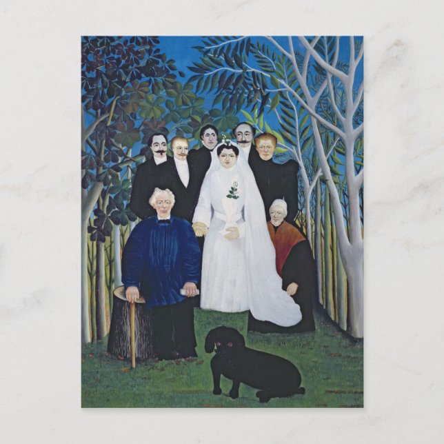 Hochzeitsfeier, c.1905 postkarte (Vorderseite)