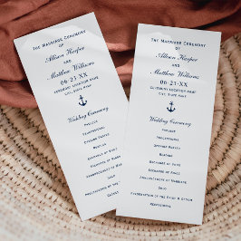 Hochzeitsfeier der Nautischen Marine Programm