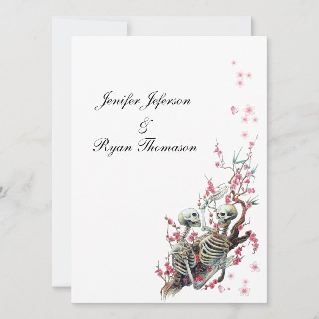 Hochzeitsfeier Einladung (Vorderseite)