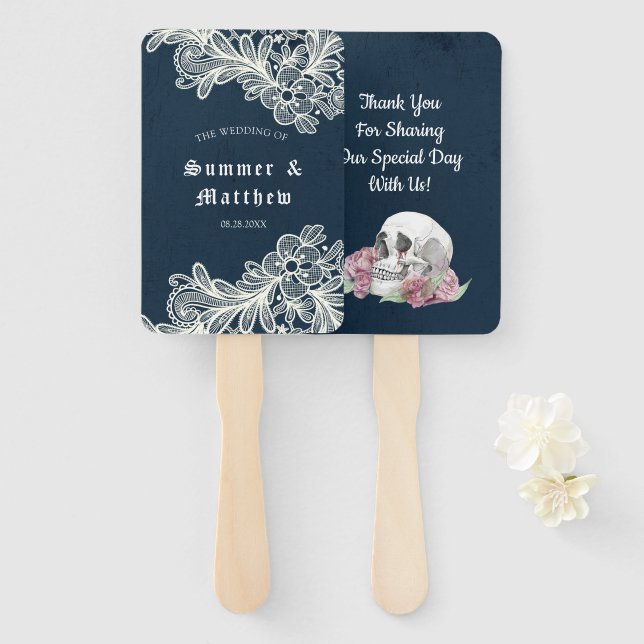 Hochzeitsfeier Fächer (Vorne und Hinten)