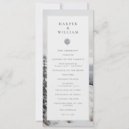 Hochzeitsfeier Foto Landschaft Hochzeitsprogramm Einladung