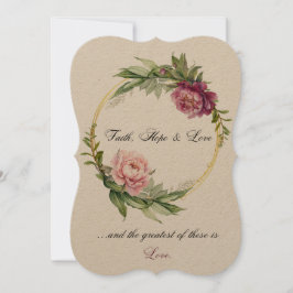 Hochzeitsfeier für Glaube, Hoffnung und Liebe