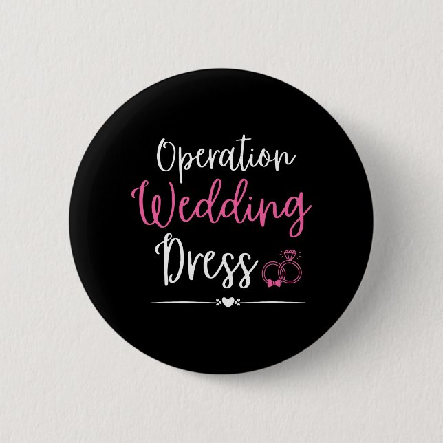 Hochzeitsfeier für Hochzeitskleid-Junggeselinnen-A Button (Vorderseite)