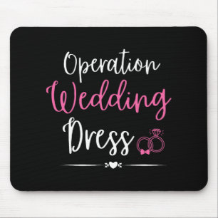 Hochzeitsfeier für Hochzeitskleid-Junggeselinnen-A Mousepad