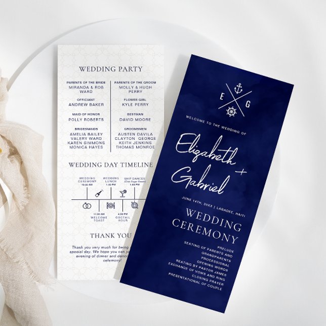 Hochzeitsfeier für Navy Blue Cruise Travel (Von Creator hochgeladen)