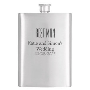 Hochzeitsfeier Geschenk Trauzeuge Hip Flask Flachmann