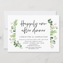 Hochzeitsfeier, glücklicherweise immer nach dem Ab Einladung