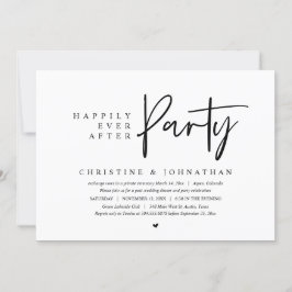 Hochzeitsfeier, glücklicherweise immer nach dem Pa Einladung