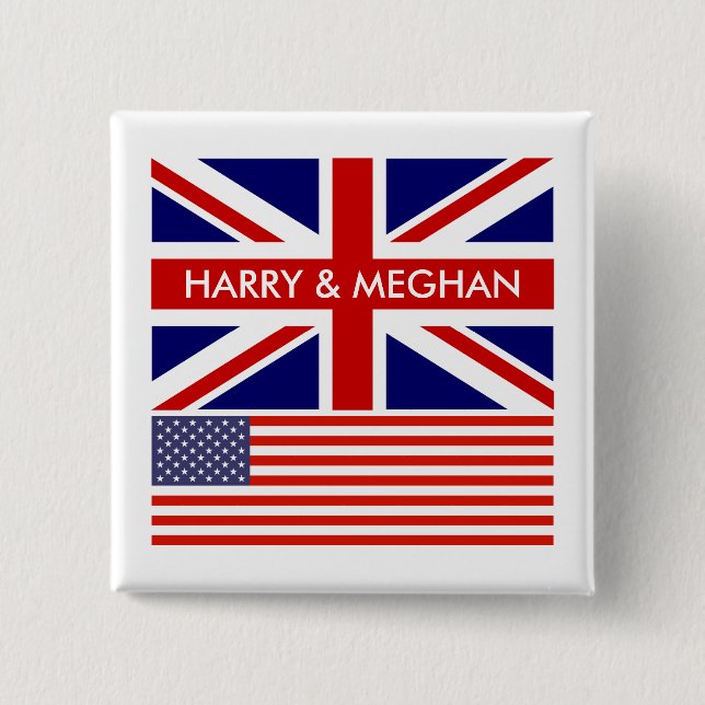 Hochzeitsfeier Harry und Meghan Button (Vorderseite)