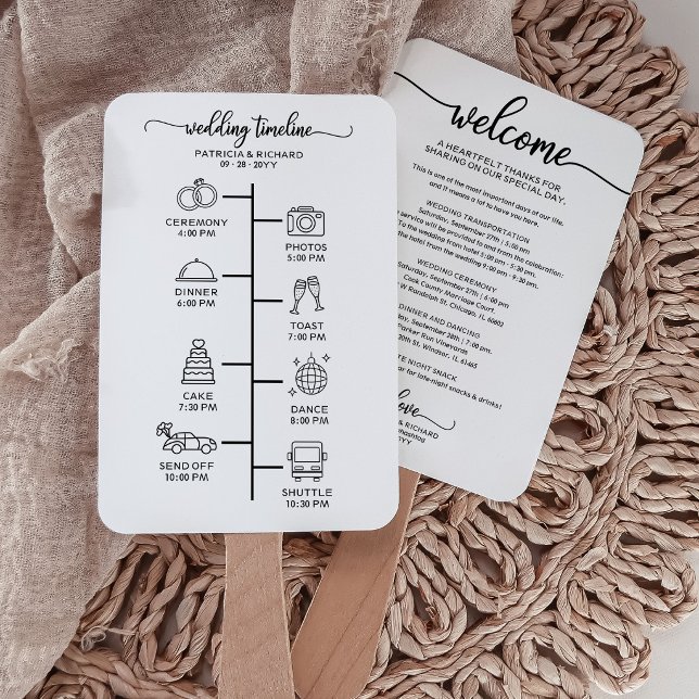 Hochzeitsfeier Icon Chic Script Hochzeit Begrüßung Fächer (Von Creator hochgeladen)